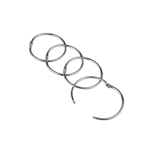 anneaux métalliques articulés