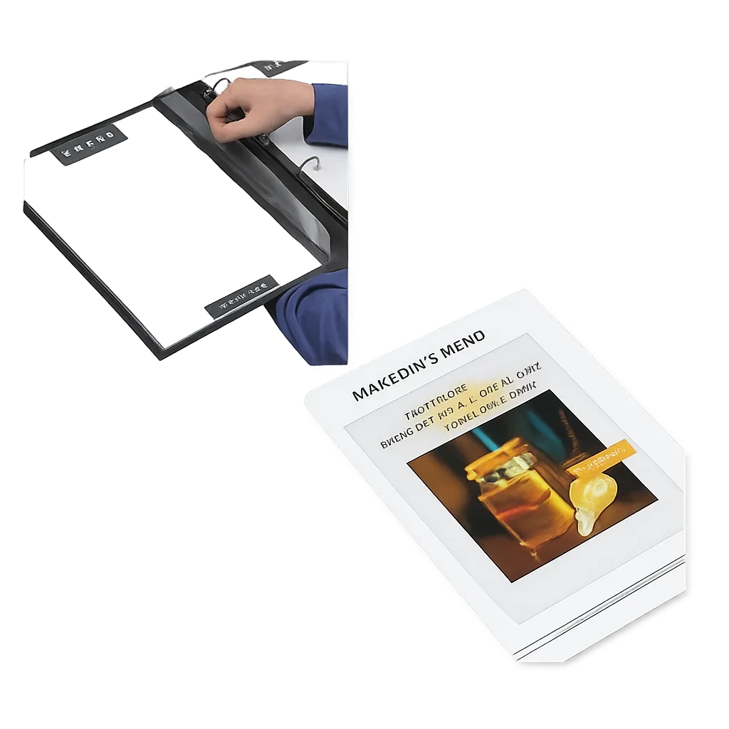 pochette folio auto-adhésive