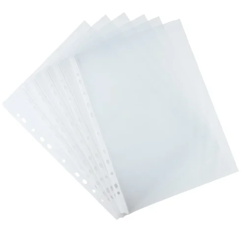 pochettes plastique perforées