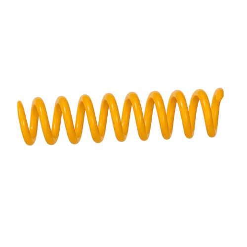 spirale en plastique ambre
