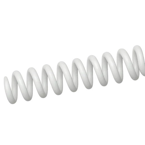 Spirale plastique blanc pas 56
