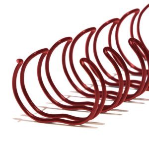 Anneaux métalliques Wire-Yo A4 Rouge