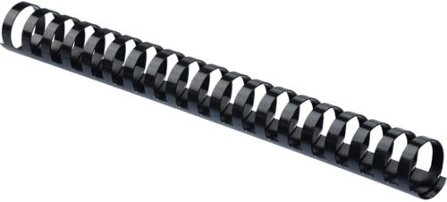 Peignes de reliure plastique 21 boucles Noir