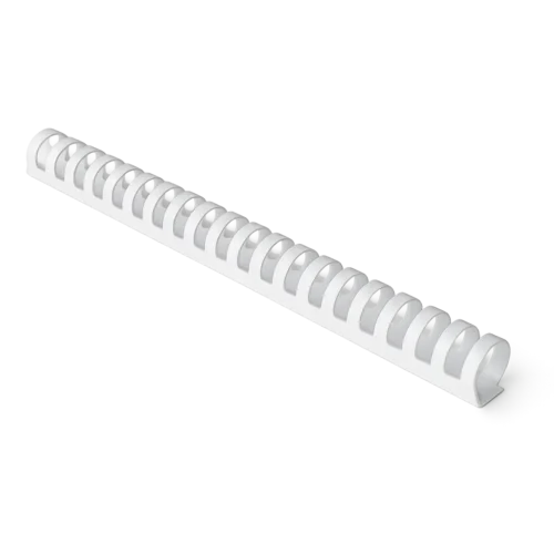 Peignes de reliure plastiques 21 boucles blanc
