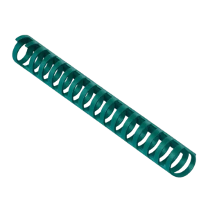Peignes de reliure plastiques 21 boucles Vert