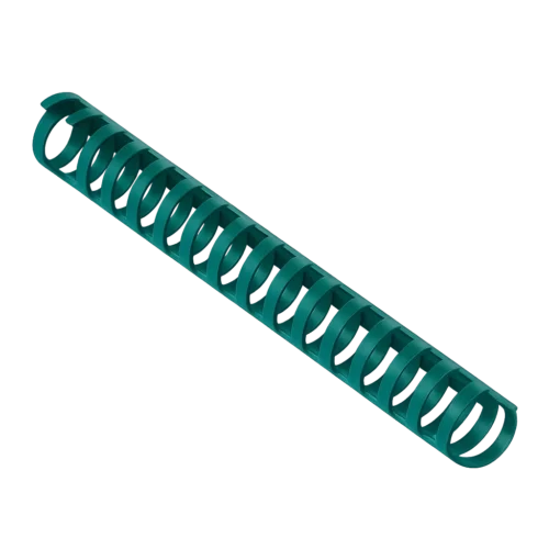 Peignes de reliure plastiques 21 boucles Vert