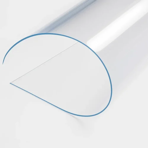 PVC calandré format 700x1000 Pentaprint 1 face Brillante/1 face Mat grainé Transparent RIGIDE
