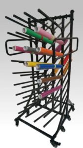 Rack de rangement pour rouleaux Mobile K72 Noir