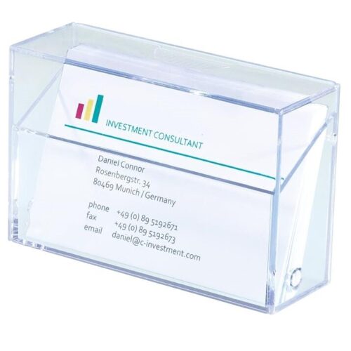Porte-cartes cristal