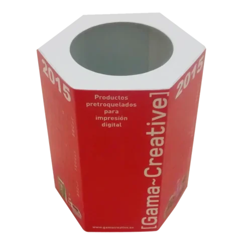 Porte-Stylos Hexagonal personnalisable 230gr