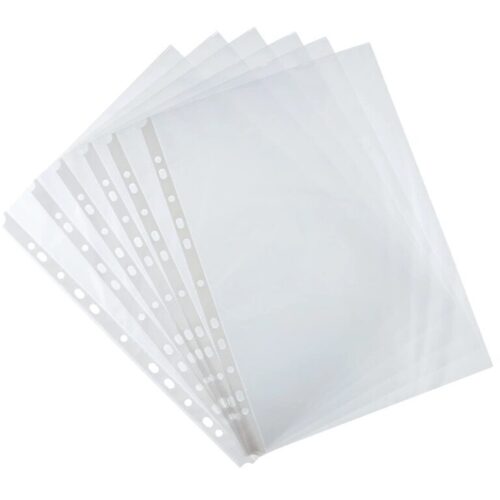 pochettes plastique perforées